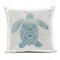 Stupell Industries Mediterranean Patterned Turtle Outdoor Printed Pillow, design by Hannah Dawson, 18 x 7 x 18